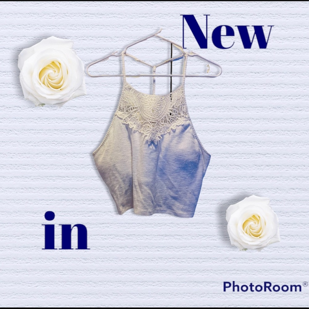🌸So| Pretty Little Layers Women Cropped Knit Halter Top🌸
